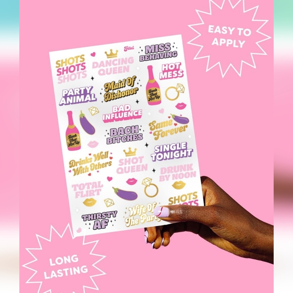 NWOT Bachalorette party temporary tattoos